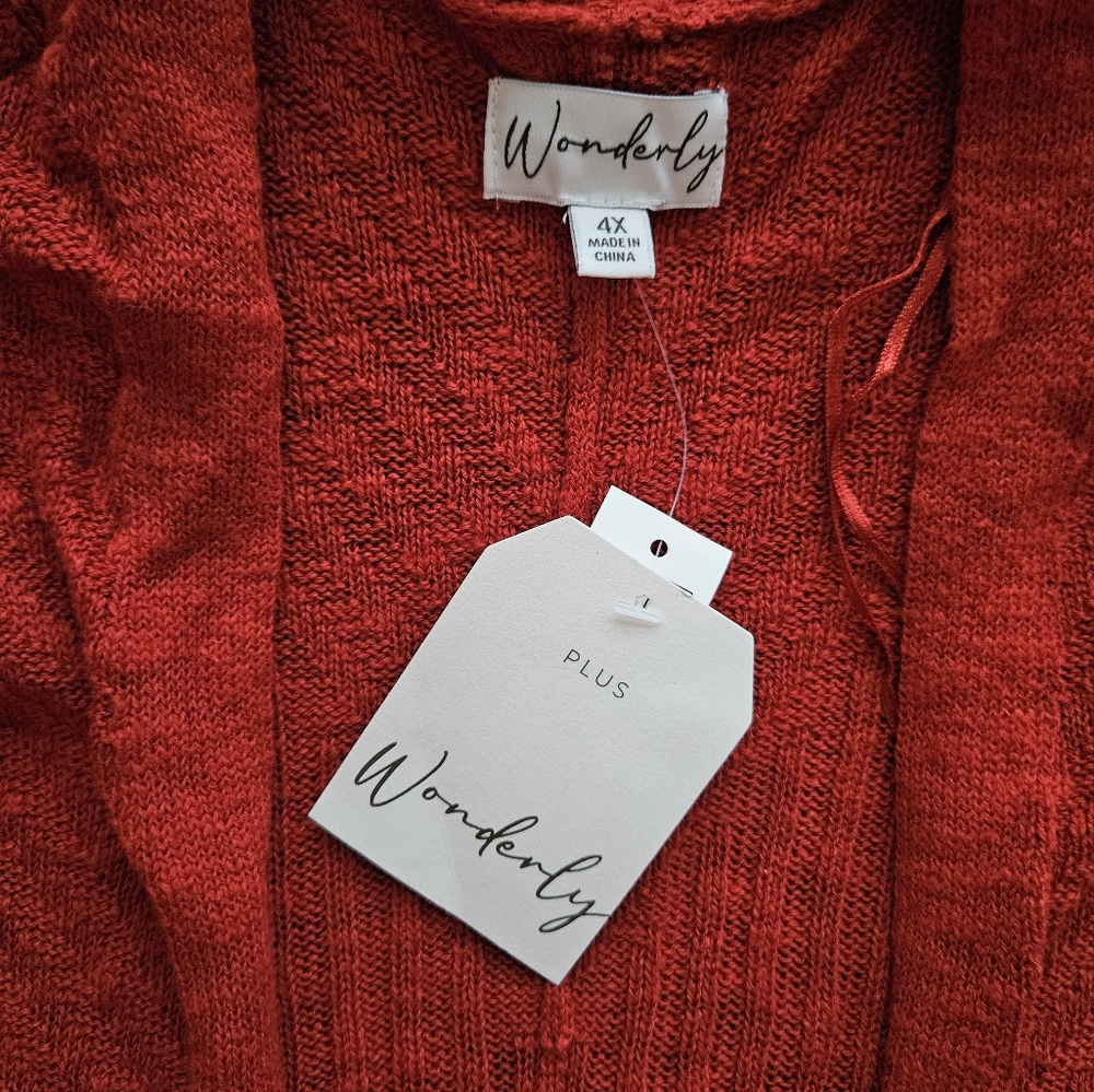 Wonderly  Cardigan Size 4X